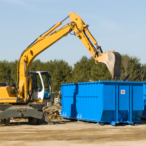 what size residential dumpster rentals are available in Laurel Bloomery TN